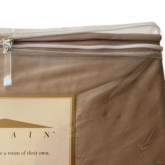 Domain Twin Sheet Set 300 Thread Count 100% Cotton Extra Deep Pockets Taupe - Picture 3 of 4